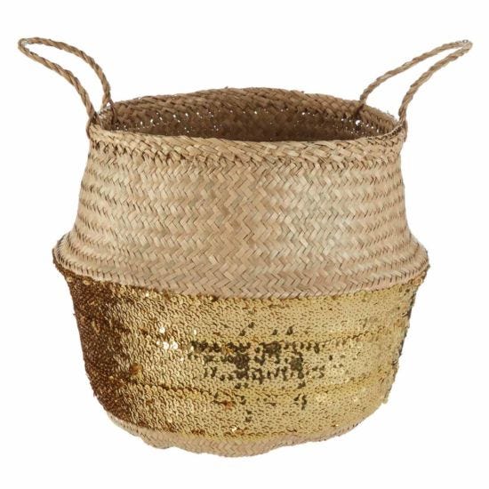 Seagrass Basket Natural Top Large