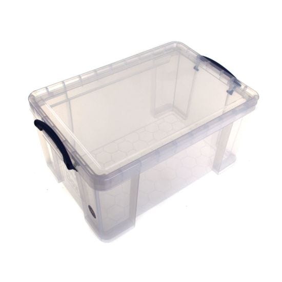 Clear Clear &Useful Box 64 Litre Storage Box 48 Litre Really Useful Storage Box 
