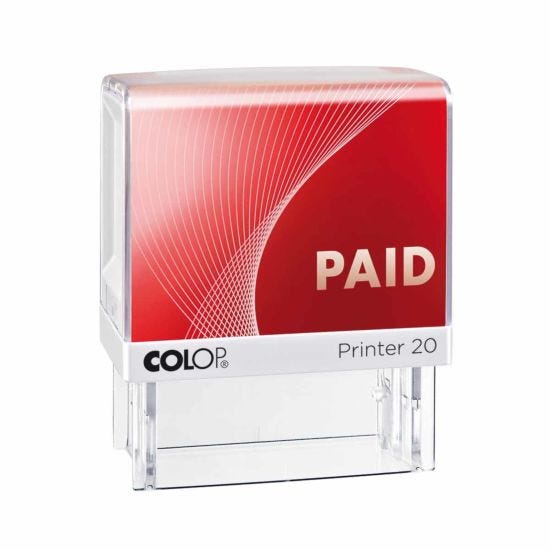 Colop Self Inking Paid Stamp