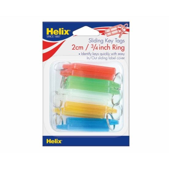 Helix Sliding Key Fobs Pack of 10