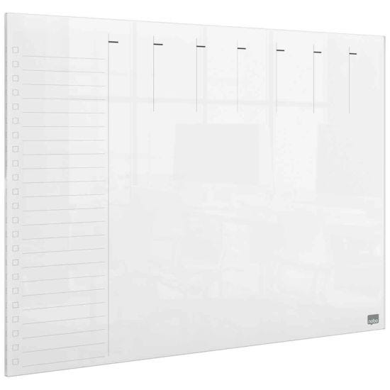 Nobo A3 Transparent Acrylic Weekly Planner Whiteboard