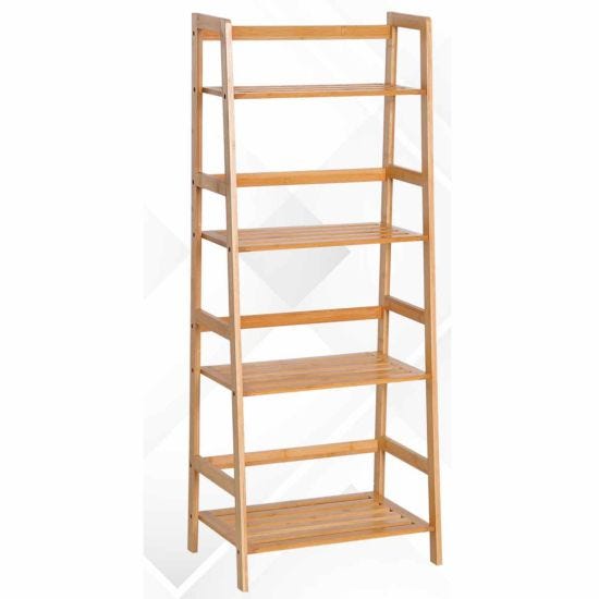 Copeland 4-Tier Bamboo Ladder Bookcase