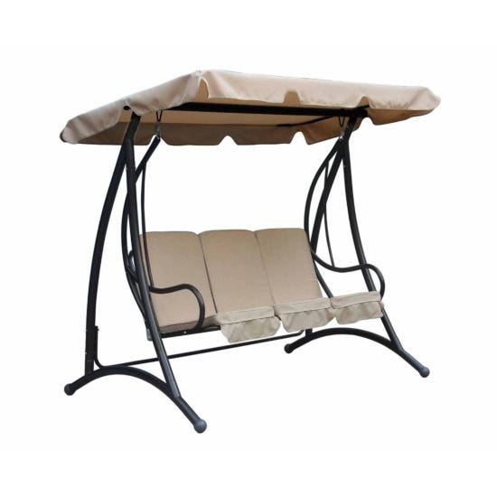 Charles Bentley Premium Canopy Garden Swing Seat
