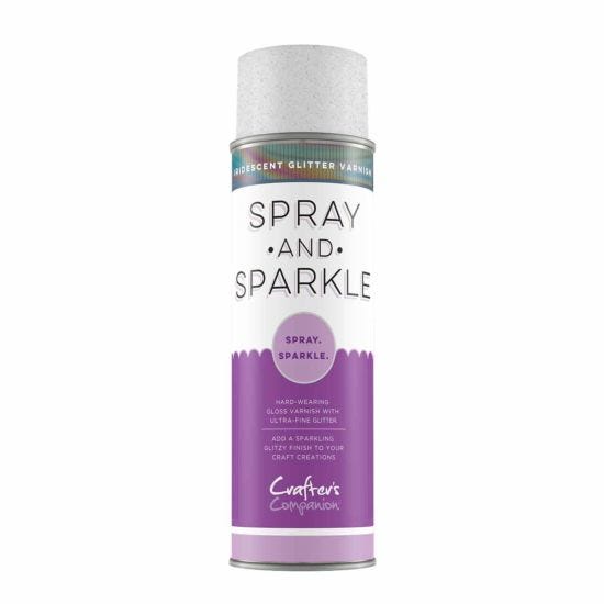 Crafters Companion Spray and Sparkle Iridescent Glitter Varnish