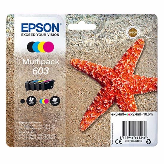 Epson Starfish 603 Multipack Original Ink Cartridge