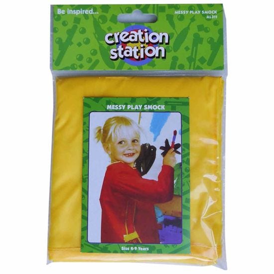Creation Station Messy Play Smock 4 to 9 years