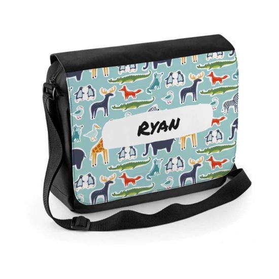 Ryman Personalised Zoo Animals Shoulder Bag