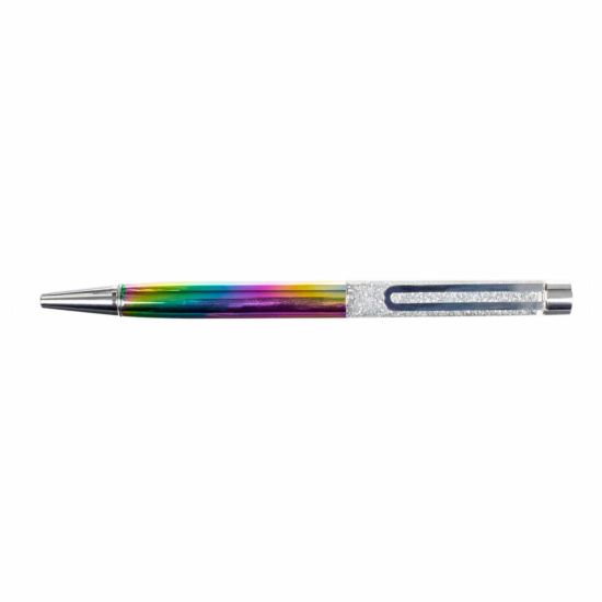 Glitter Metal Ballpoint Pen Oil Slick