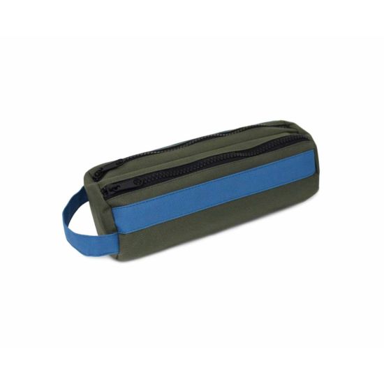 Sporty Wedge Pencil Case Blue/Green