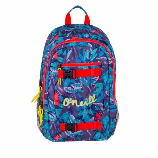 ONeil Blue Leaves Double Backpack