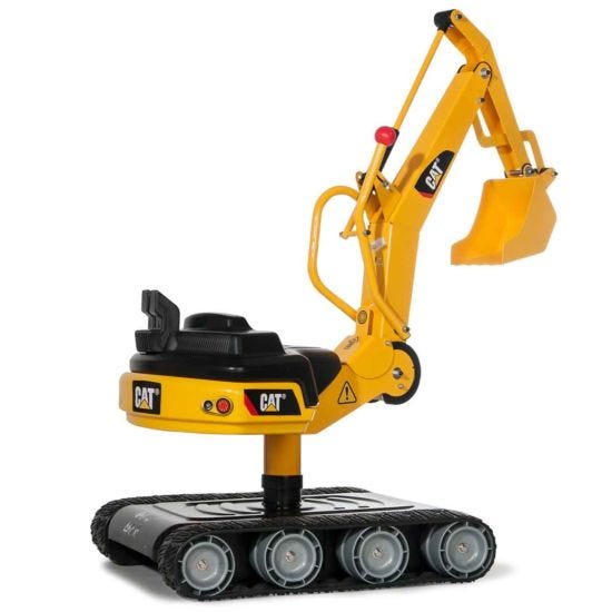 Rolly Toys Ride On CAT Metal Excavator with Tank Tracks