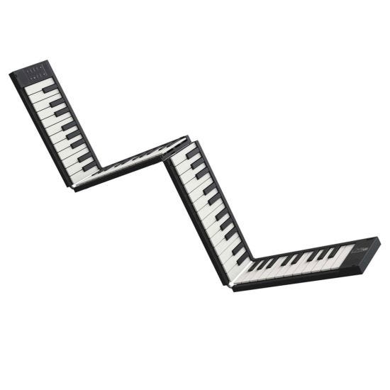 Carry-On 88 Key Touch Sensitive Folding Piano - Black