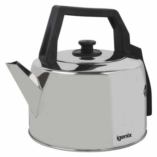 Igenix Stainless Steel Corded Traditional Kettle 3.5 Litre
