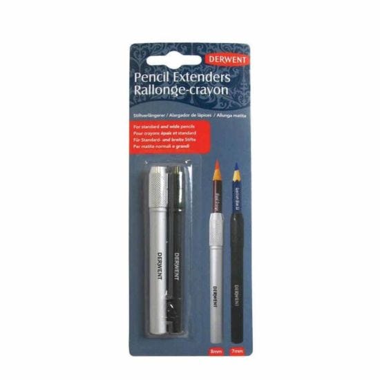 Derwent Pencil Extenders Assorted Pack of 2