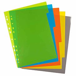 eco eco Index File Dividers A4 Pack of 5