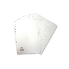 Elba 12 Part Dividers A4 White
