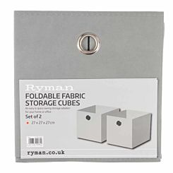 Ryman Fabric Storage Cube Pack of 2