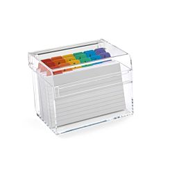 Osco Acrylic Index Box 3.5 x 5 Inch