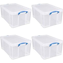 Really Useful Storage Box 64 Litre Pack of 4