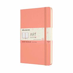 Moleskine Art Bullet Hardcover Notebook Large Coral Pink