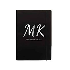 Leuchtturm Personalised A5 Notebook - Initial and Name Silver Foil