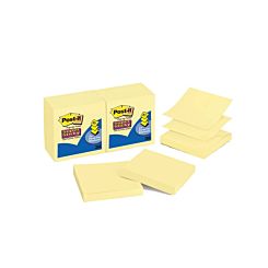 Post-It Notes Canary Yellow 76x76mm Pack of 12