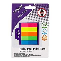 Snopake Tab Highlighters 45x12mm 125 Sheets