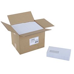 Ryman Envelopes DL 90gsm Window Peel and Seal Pack of 1000