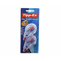 Tippex Pocket Mouse Correction Tape Mini Pack of 2