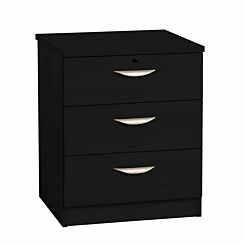 R White 3 Drawer CD and DVD Chest 720mm Height