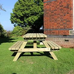 Large Hawthorn Deluxe Picnic Table