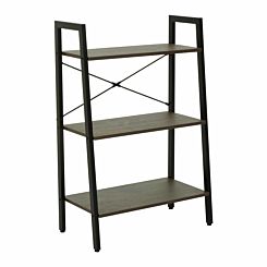 Interiors by PH 3 Tier Ladder Shelving Unit with Metal Frame