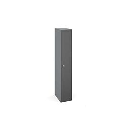 Bisley Universal Steel Locker 1 Door Extra Deep Grey/Grey