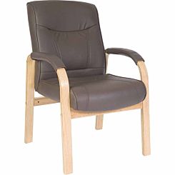 Teknik Office Richmond Bonded Leather Visitor Chair