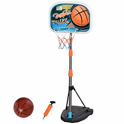 Zesty Kids Adjustable Basketball Hoop Stand with Ball and Pump	126 -158