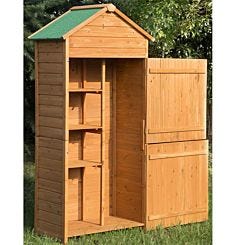 Alfresco Wooden Outdoor Utility Garden Storage Shed 84 x 51cm