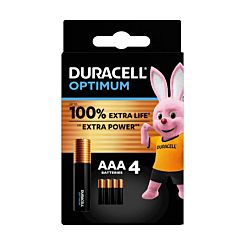Duracell Optimum AAA Batteries Pack of 4