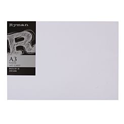 Ryman Art Card A3 210gsm Pack of 10 White