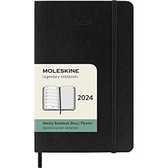Moleskine Pocket Soft Cover 2024 Week to View Diary