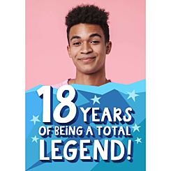 18 Years Total Legend Photo Card