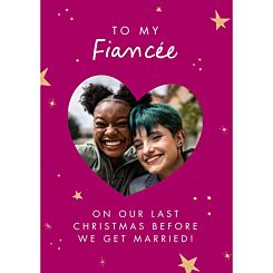 Before We Get Married Pink Photo Card