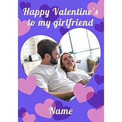 Happy Valentines Day To My Girlfriend Card