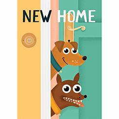 Dogs New Home,Card