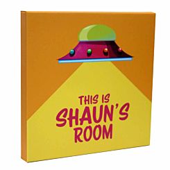 Personalised Kids Spaceship Canvas Picture 12x12
