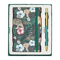 Small Jungle Notebook and Pen Gift Set