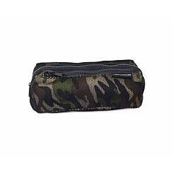 Mesh Camouflage Wedge Pencil Case Assorted