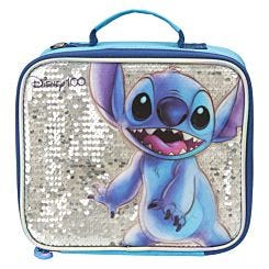 Disney 100 Stitch Sketch Sequin Lunch Bag