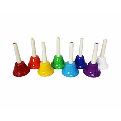 A-Star Coloured Hand Bells Set of 8