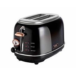 Tower 2 Slice Rose Gold Edition Stainless Steel Toaster