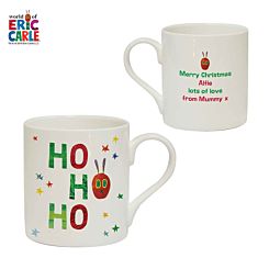 Personalised The Very Hungry Caterpillar Christmas Mug